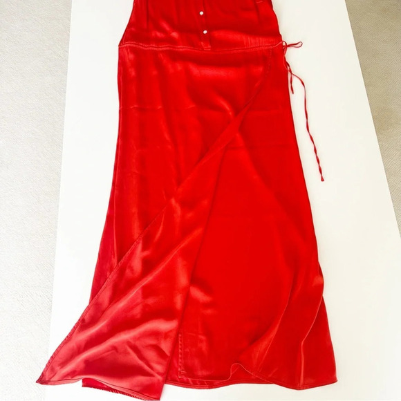 Marissa Webb Persimmon Sleeveless Maxi Dress Medium - Picture 10 of 14